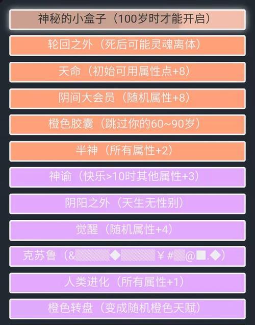 《重开人生修仙模拟器》（以游戏为主）